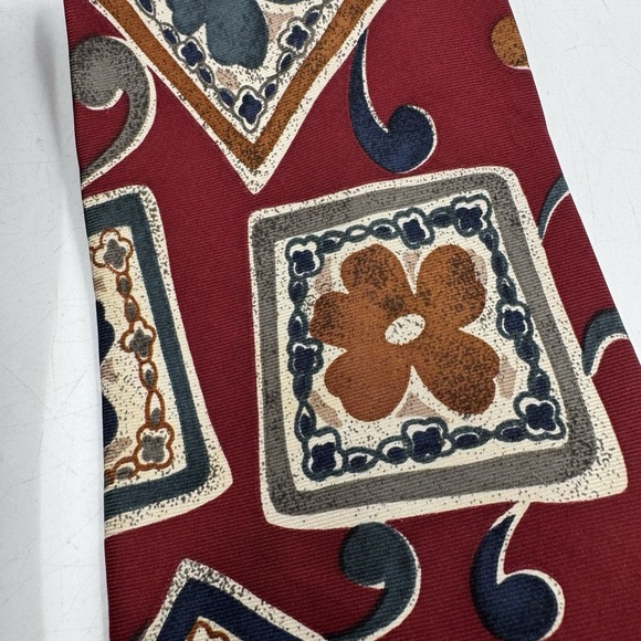 Vintage Givenchy‎ Monsieur Mens 100% Silk Tie Designer AOP Italy Tag Lot Of 2 - Picture 3 of 7